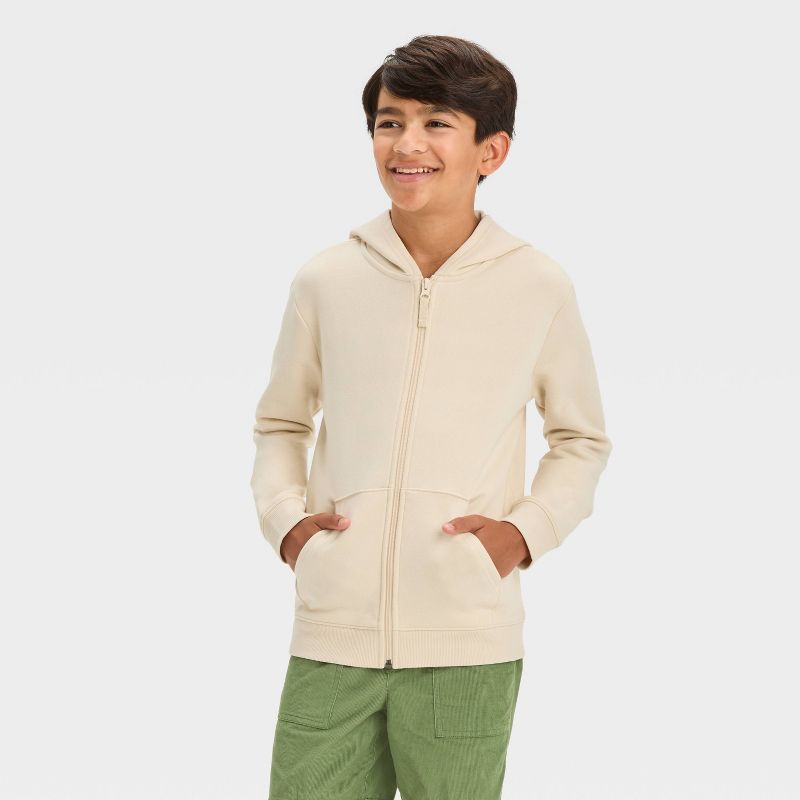 Boys' Fleece Zip-Up Sweatshirt - Cat & Jack™