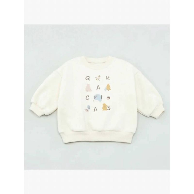 سويت شيرت شتوي برسومات حيوانات للبنات - الأمير السعيد