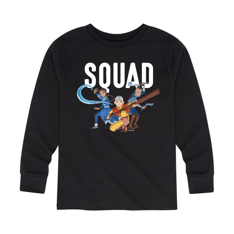 تي شيرت جرافيكي بأكمام طويلة من مجموعة الثلاثي للأولاد - أفاتار: ذا لاست إيربندر