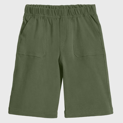 شورت جيرسي ناعم من City Threads للأولاد مصنوع من القطن بعامل حماية من أشعة الشمس فوق البنفسجية 50+ بثلاثة جيوب - صنع في الولايات المتحدة الأمريكية (الجزء الثاني)