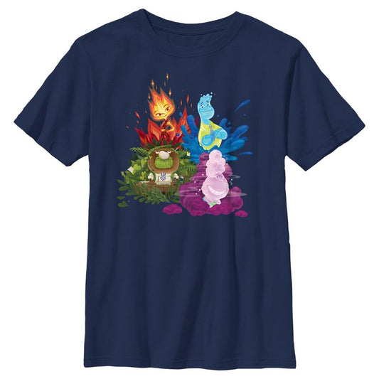 تي شيرت للأولاد من Elemental Four Element Friends