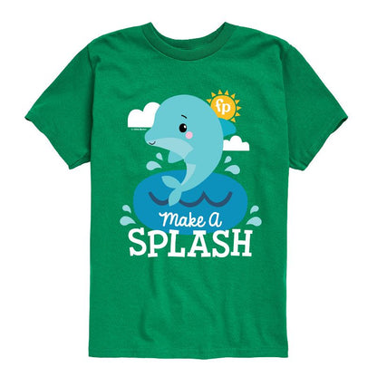 تي شيرت جرافيكي بأكمام قصيرة للأولاد من فيشر برايس - Make A Splash