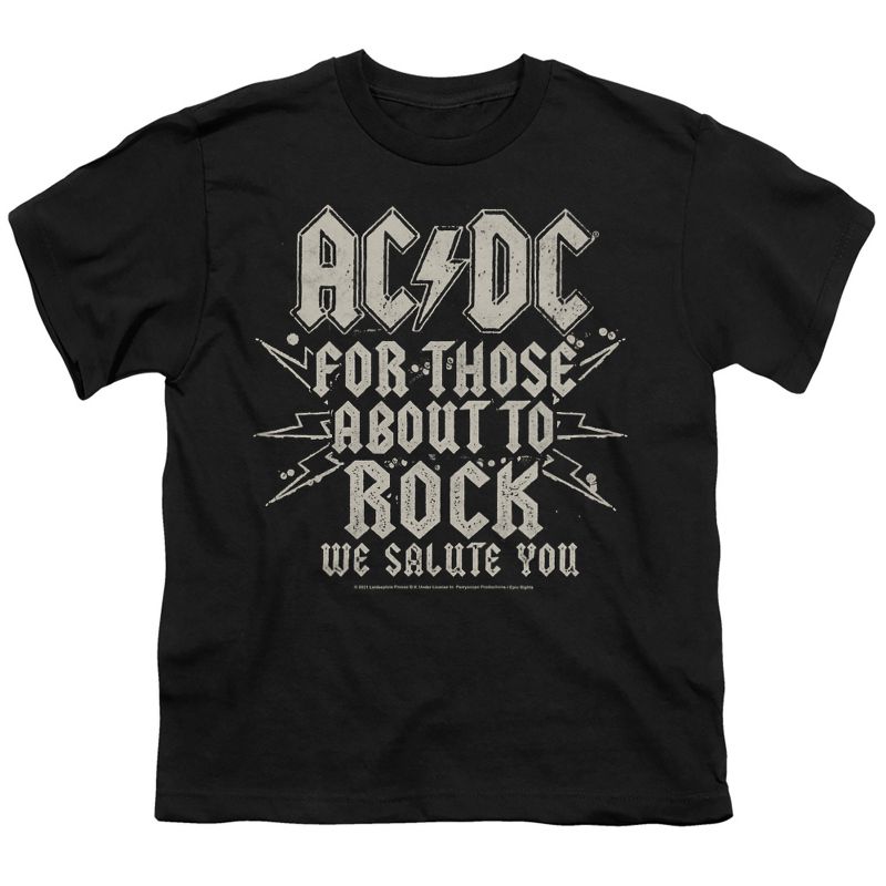 تي شيرت تحية ACDC للأولاد