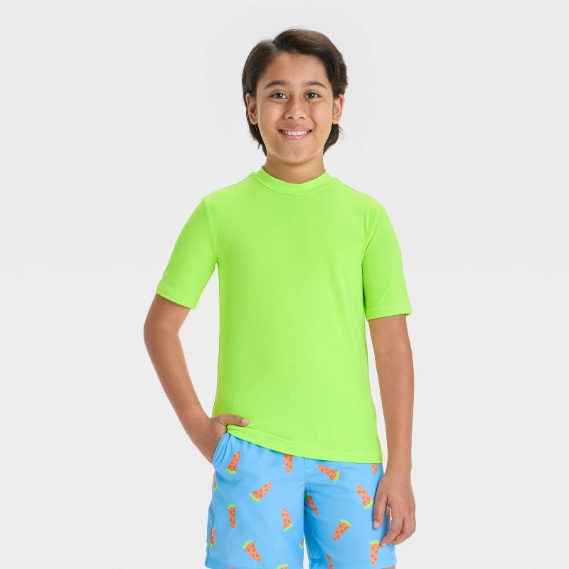 Boys' Solid Rash Guard Tshirt - Cat & Jack™