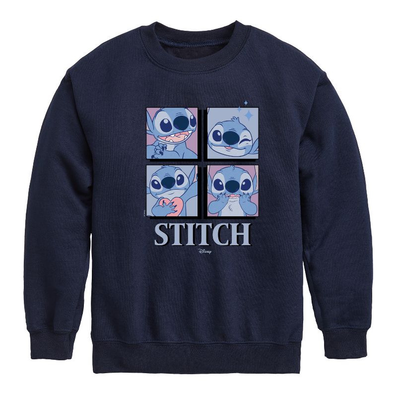 Boys' - Disney - Lilo & Stitch Graphic Long Sleeve Fleece Sweatshirt