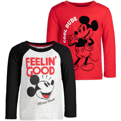 Disney Pixar 2 Pack Cosplay Raglan Long Sleeve T-Shirts
