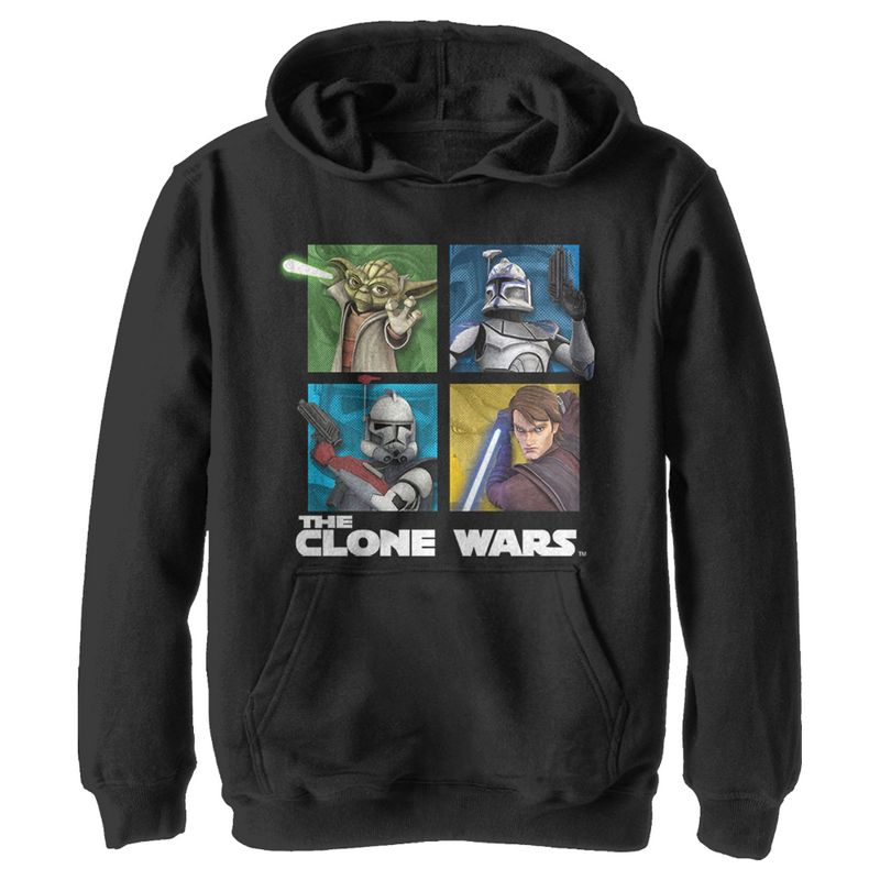 هودي بغطاء رأس من مجموعة Star Wars: The Clone Wars للأولاد