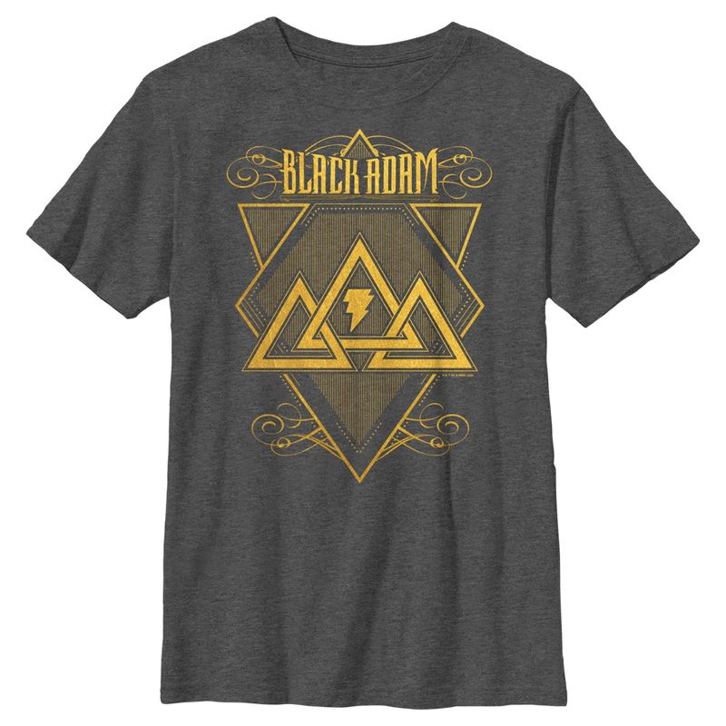 Boy's Black Adam Triangle Strategy T-Shirt