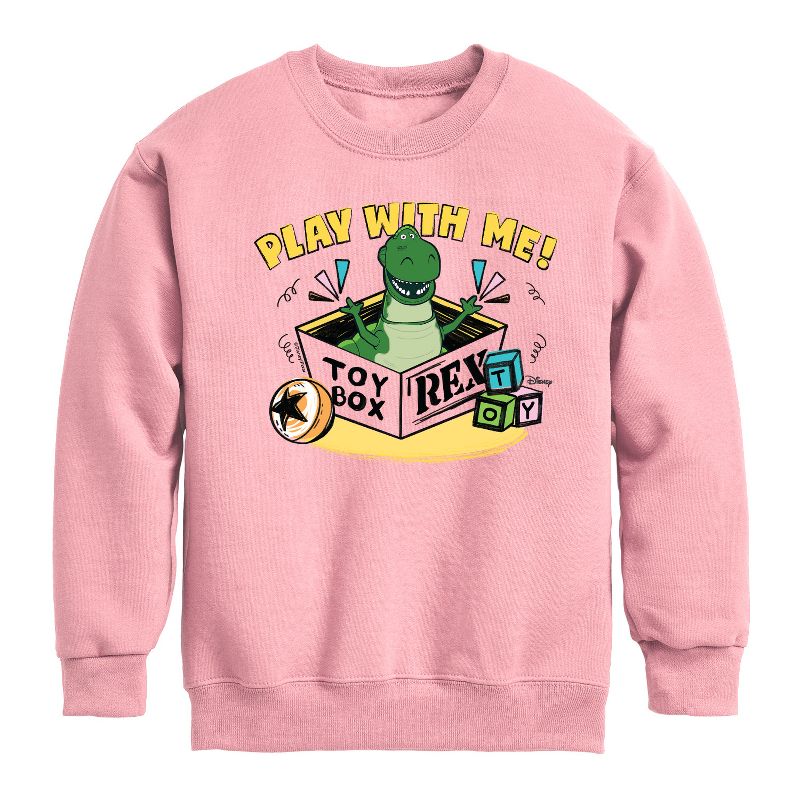Boys' - Disney - Play With Me Graphic Long Sleeve Fleece Sweatshirt