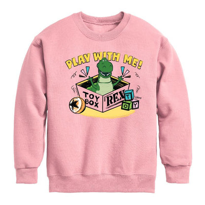Boys' - Disney - Play With Me Graphic Long Sleeve Fleece Sweatshirt