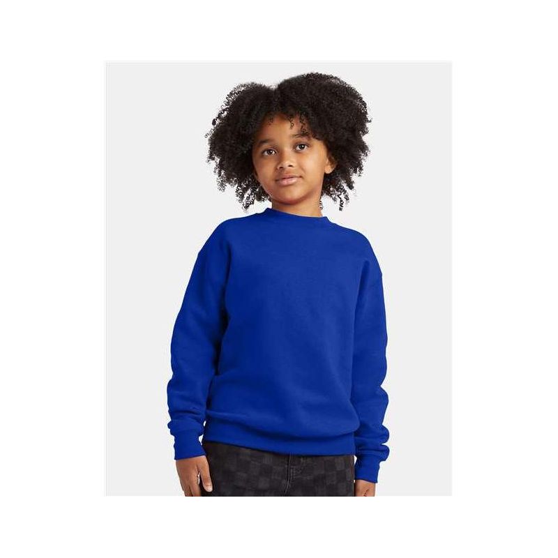 سويت شيرت إي جي برو للفتيات الصغيرات ذو الرقبة المستديرة من إيكوسمارت