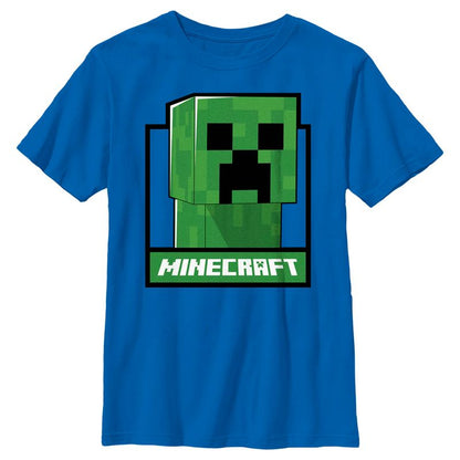 تي شيرت Minecraft Creeper in a Box للأولاد