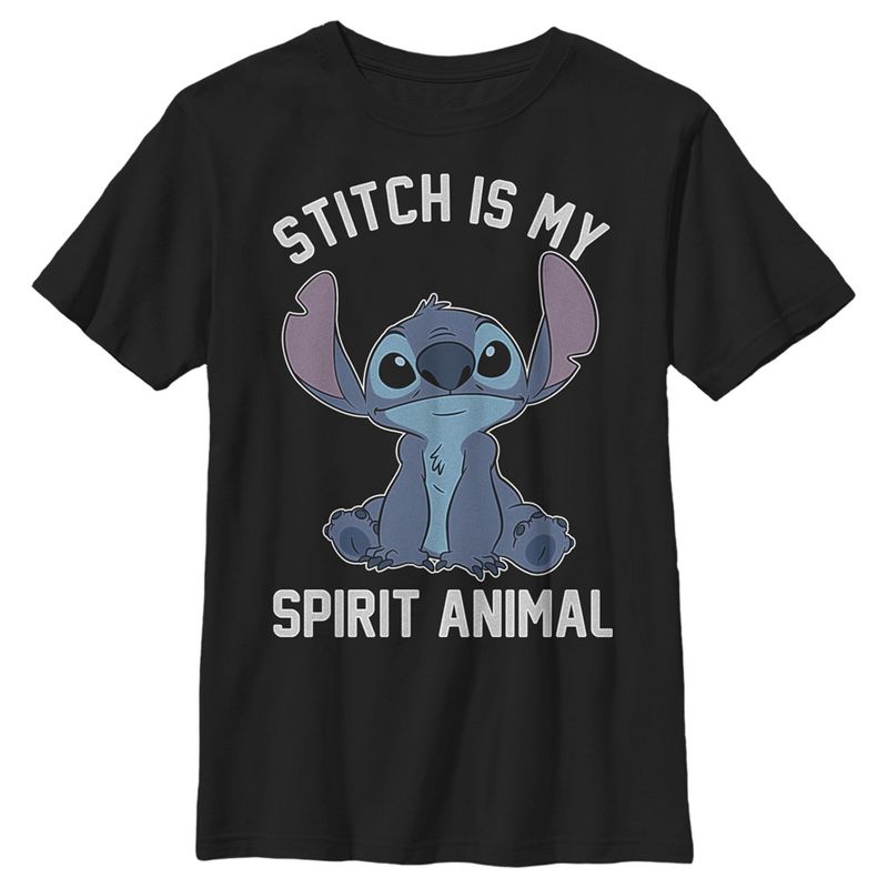 Boy's Lilo & Stitch Experiment 626 Spirit Animal T-Shirt