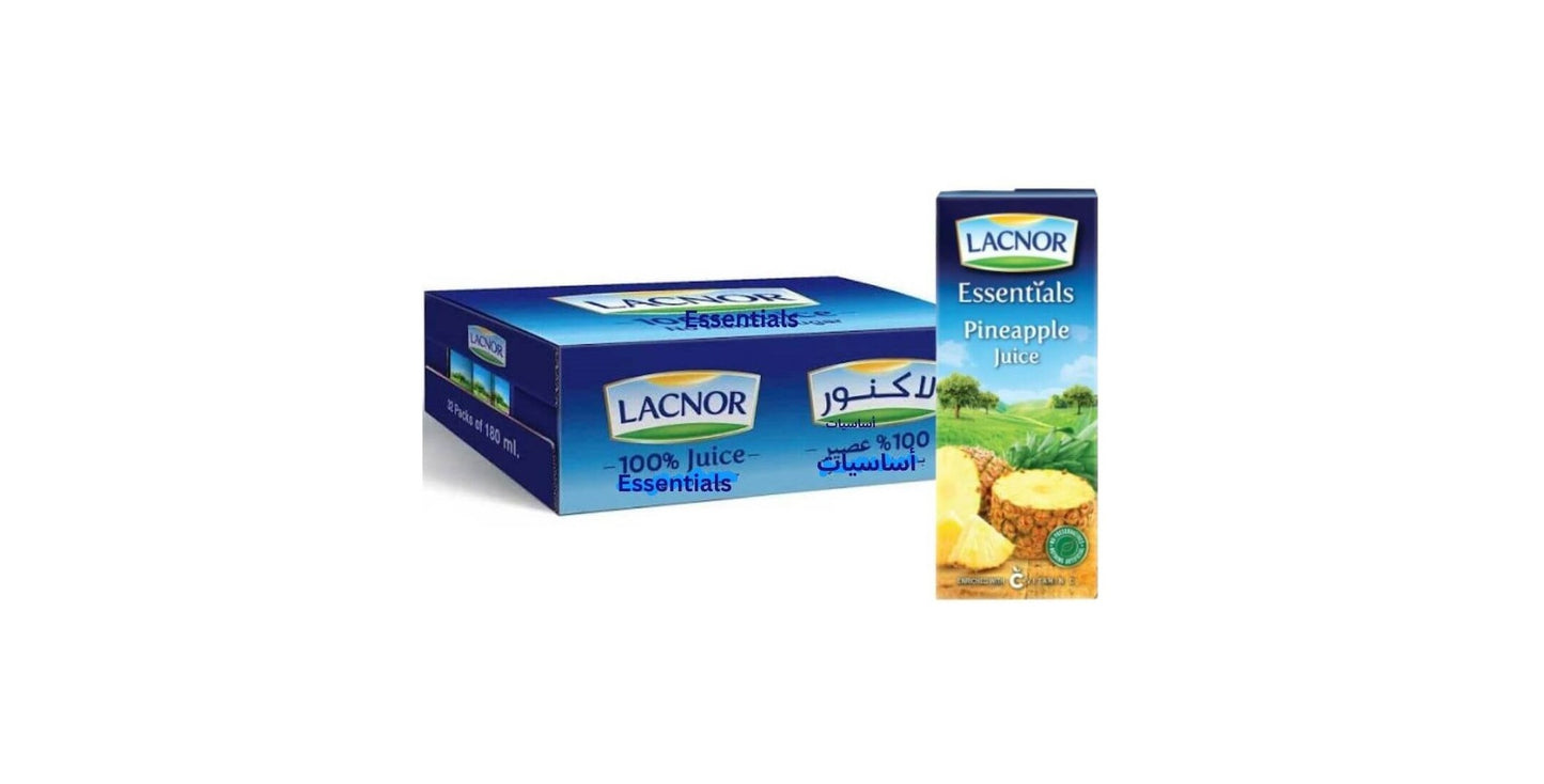 Lacnor Pinapple 180 ml x 32 pkt