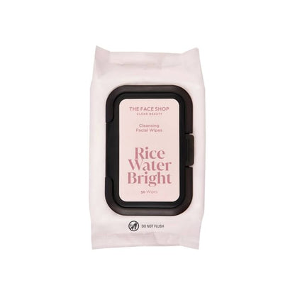 THE FACE SHOP, Rice Water Bright Cleansing Wipes 50pcs