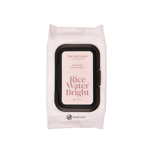 THE FACE SHOP, Rice Water Bright Cleansing Wipes 50pcs