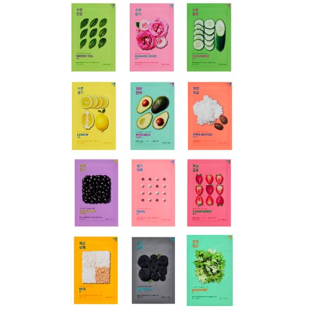 HOLIKA HOLIKA, Pure Essence Mask Sheet - 12 Types