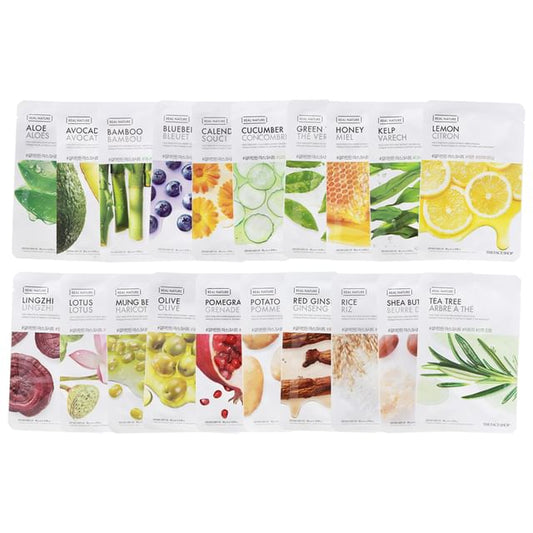 THE FACE SHOP, Real Nature Face Mask 1pc (20 Types) 20g