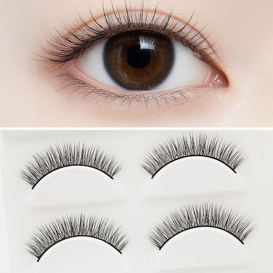 Aimo, Set of 5 Pairs: Natural Crisscross False Eyelashes