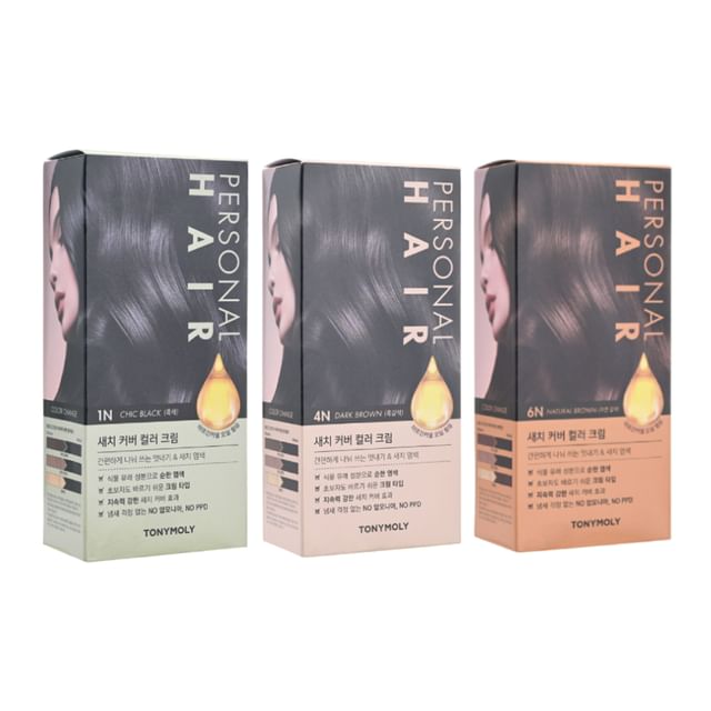 TONYMOLY, Personal Hair Color Cream - 3 Colors