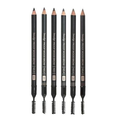 MISSHA, Smudge Proof Wood Brow - 6 Colors