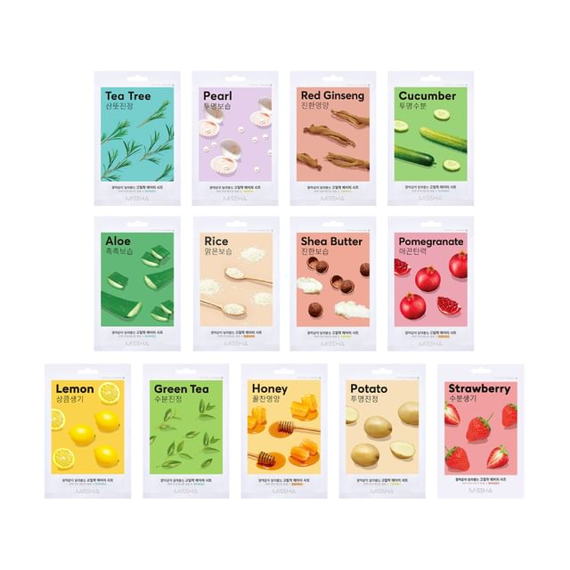 MISSHA, Airy Fit Sheet Mask - 13 Types