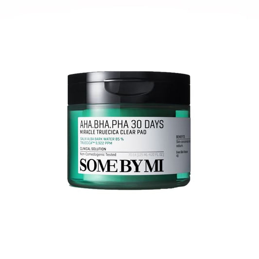 SOME BY MI, AHA, BHA, PHA 30 Days Miracle Truecica Clear Pad