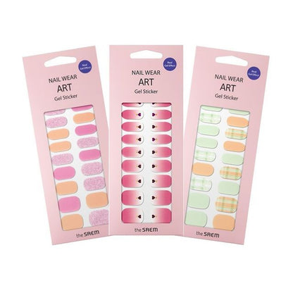 The Saem, Nail Wear Art Gel Sticker - 11 Types