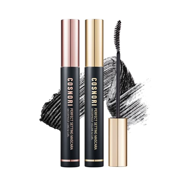 COSNORI, Perfect Setting Waterproof Mascara - 2 Types