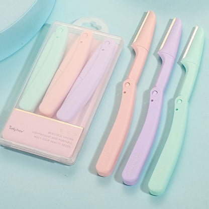 2 Box - 6 Pcs - Eyebrow Razor - Mixed Color - One Size