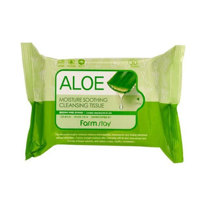 Farmstay, Aloe Moisture Soothing Cleansing Tissue