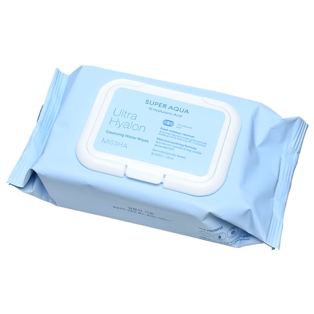 MISSHA, Super Aqua Ultra Hyalron Cleansing Water Wipes