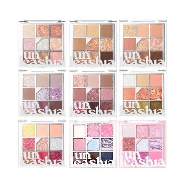 UNLEASHIA, Glitterpedia Eye Palette - 9 Types