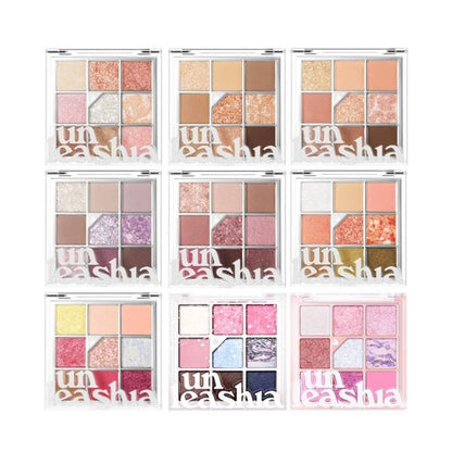 UNLEASHIA, Glitterpedia Eye Palette - 9 Types