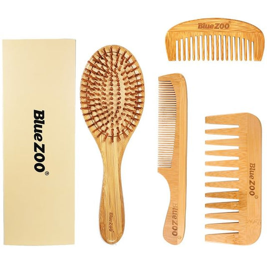 Set of 4 - Paper Box - Oval Comb - Khaki - One Size