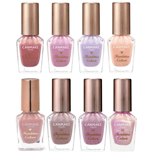 Canmake, Foundation Nail Colors