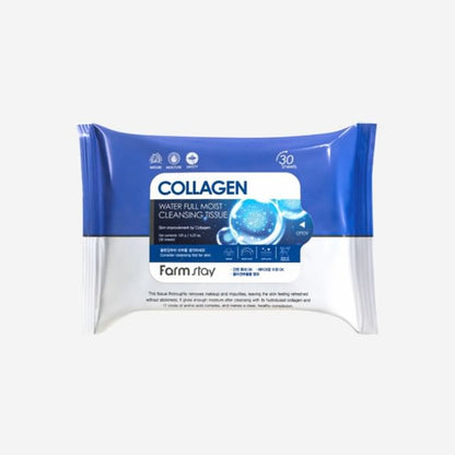 Farmstay, Collagen Water Full Moist Cleansing Tissue