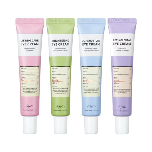 esfolio, Eye Cream - 4 Types