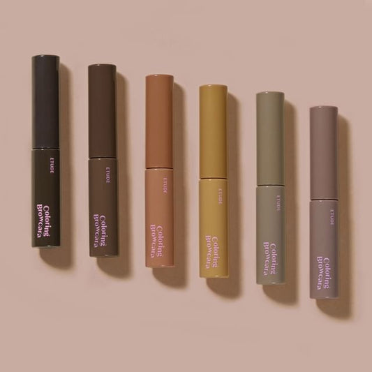 ETUDE, Drawing Eyes Coloring Browcara - 6 Colors