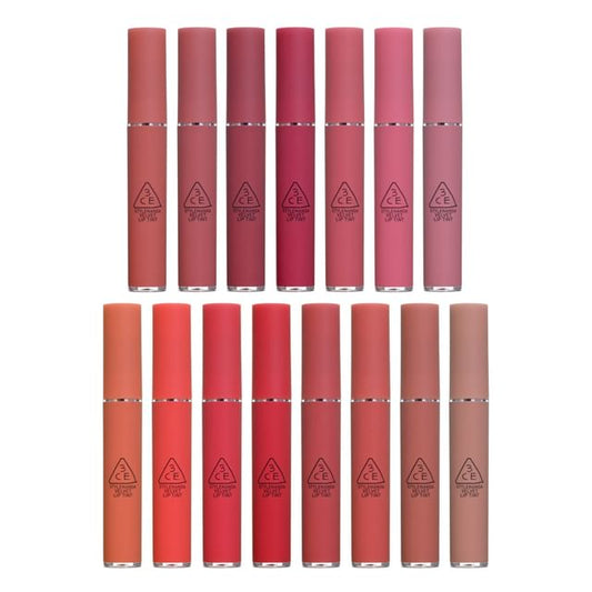 3CE, Velvet Lip Tint - 15 Colors