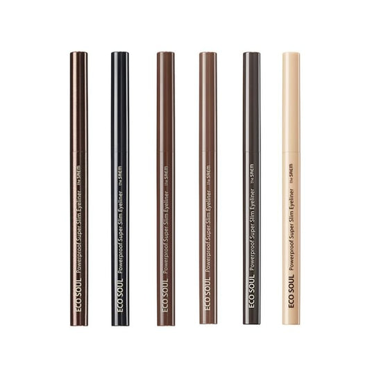 The Saem, Eco Soul Powerproof Super Slim Eyeliner - 6 Colors