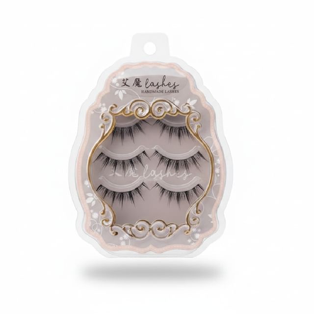 Aimo, Set of 3 Pairs: Volume Crisscross False Eyelashes