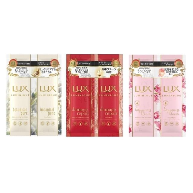 Lux Japan, Luminique Hair Shampoo & Treatment Sachet Set