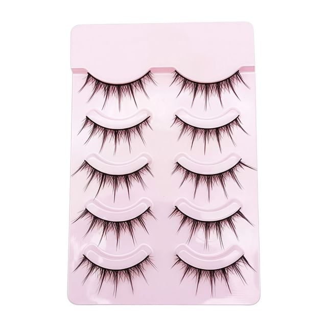 Mogugu, Set of 5 Pairs: Natural Criscross False Eyelashes