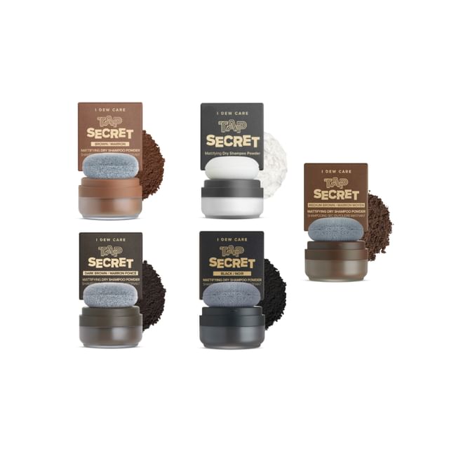 I DEW CARE, Tap Secret Mattifying Dry Shampoo Powder - 5 Colors