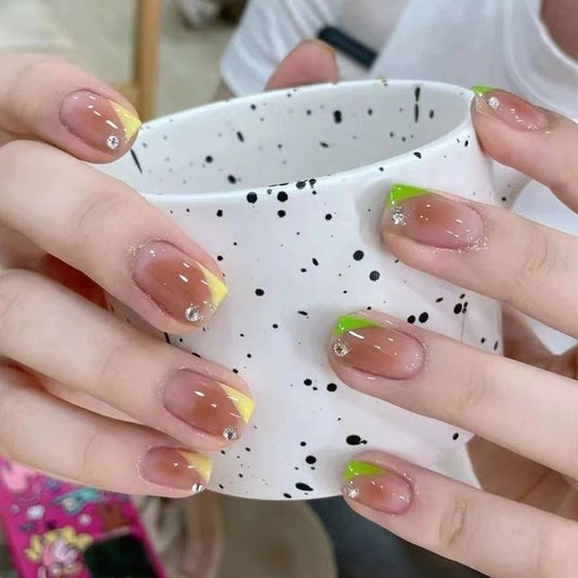 Fainie, Two-Tone Mix Press-On Nails