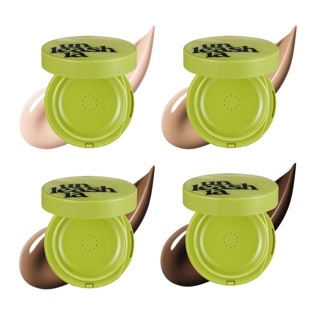 UNLEASHIA, Satin Wear Healthy-Green Cushion - 21 Colors
