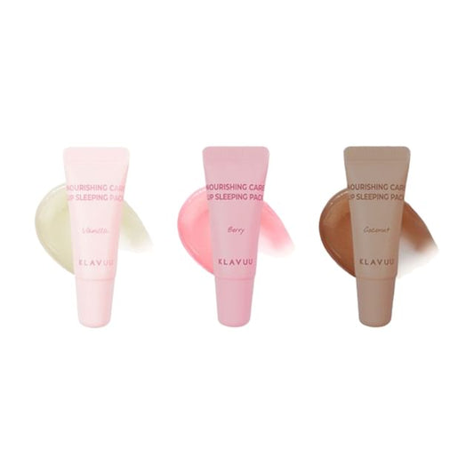 KLAVUU, Nourishing Care Lip Sleeping Pack Mini - 3 Types