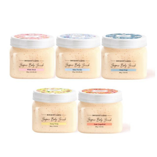 BOUQUET GARNI, Sugar Body Scrub - 5 Types