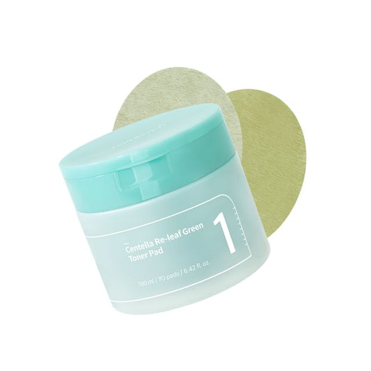 numbuzin, No.1 Centella Re-Leaf Green Toner Pad